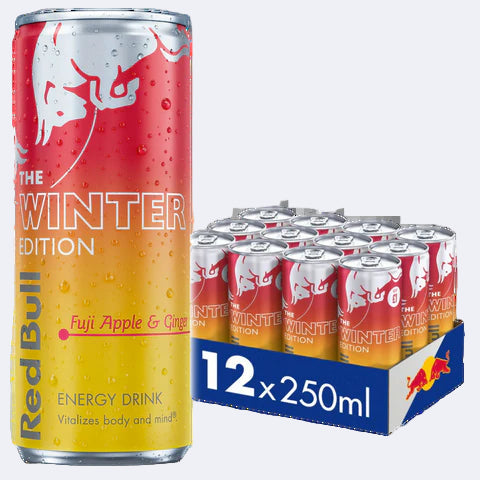 Red Bull Winter Edition Fuji Apple & Ginger tray (12 stuks)