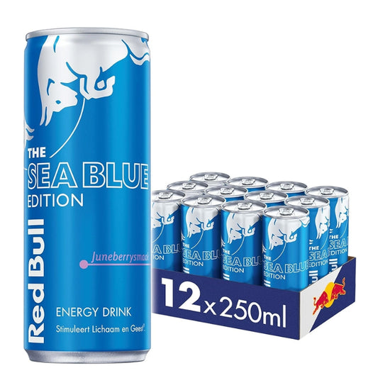 Red bull Sea Blue Edition Juneberry tray (12 stuks)