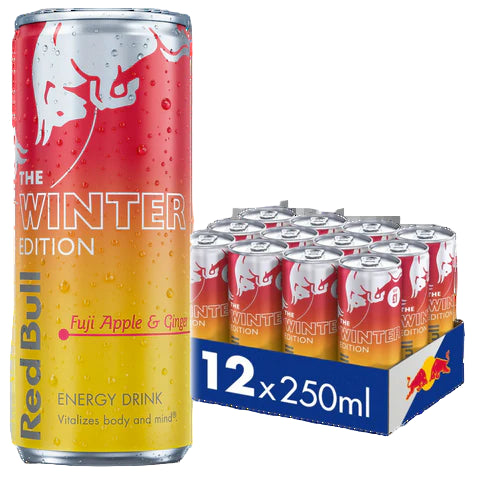 Red Bull Winter Edition Fuji Apple & Ginger tray (12 stuks)
